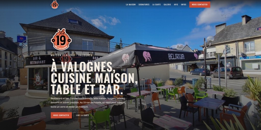 Site Le 19 Valognes, restaurant et bar à Valognes